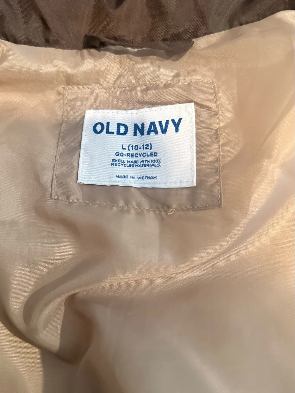 Old Navy padded sleeveless